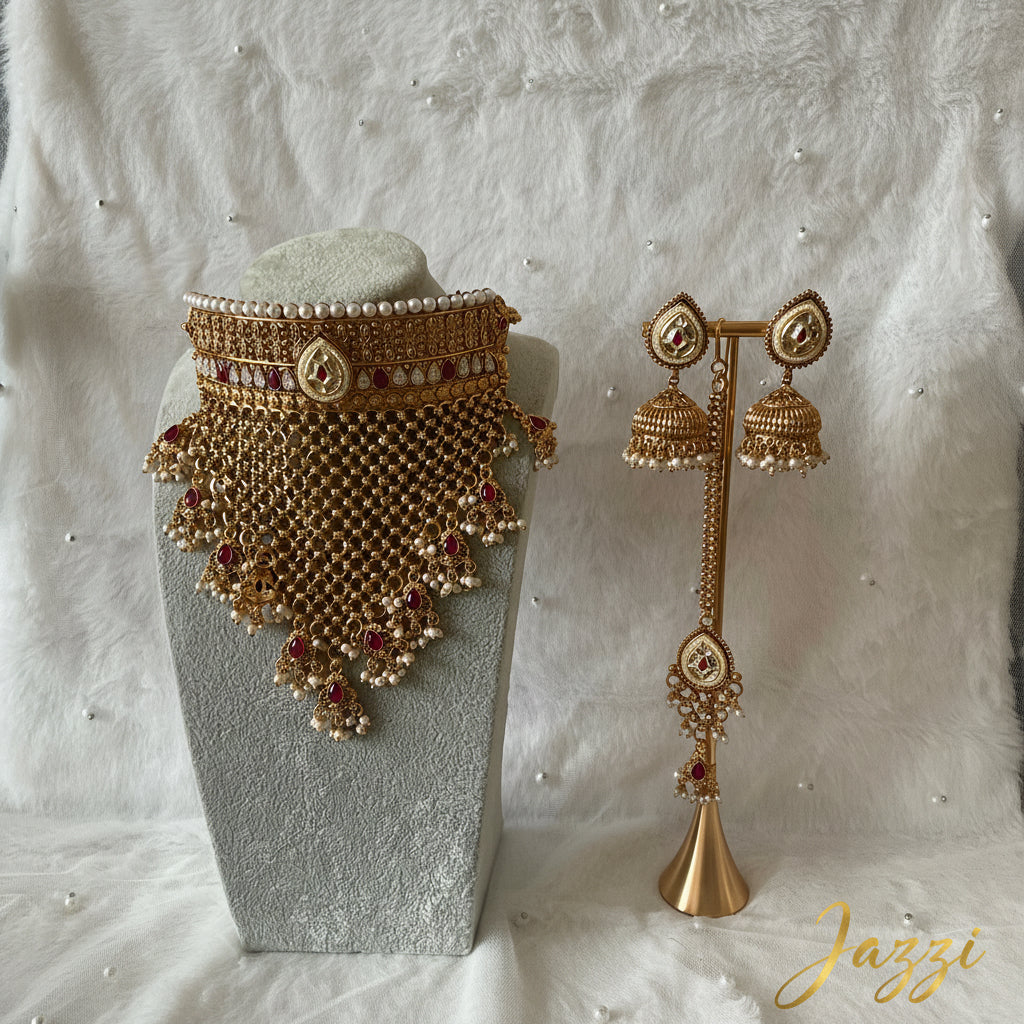 The Royal Heritage Jali Choker Set