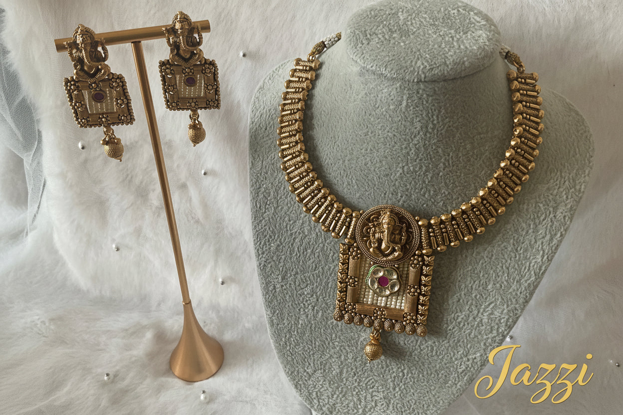The Ganesha Temple Choker Set