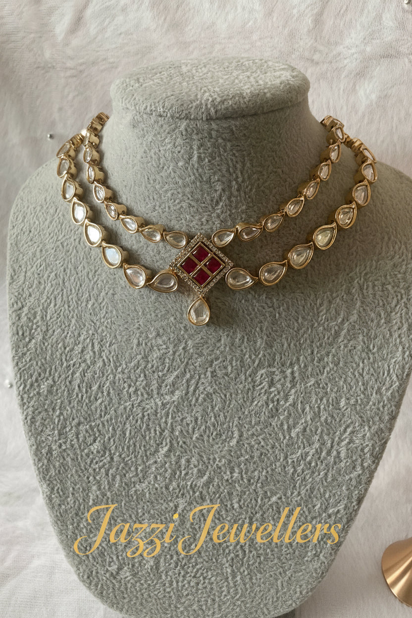 The Vaani Kundan Droplet Set