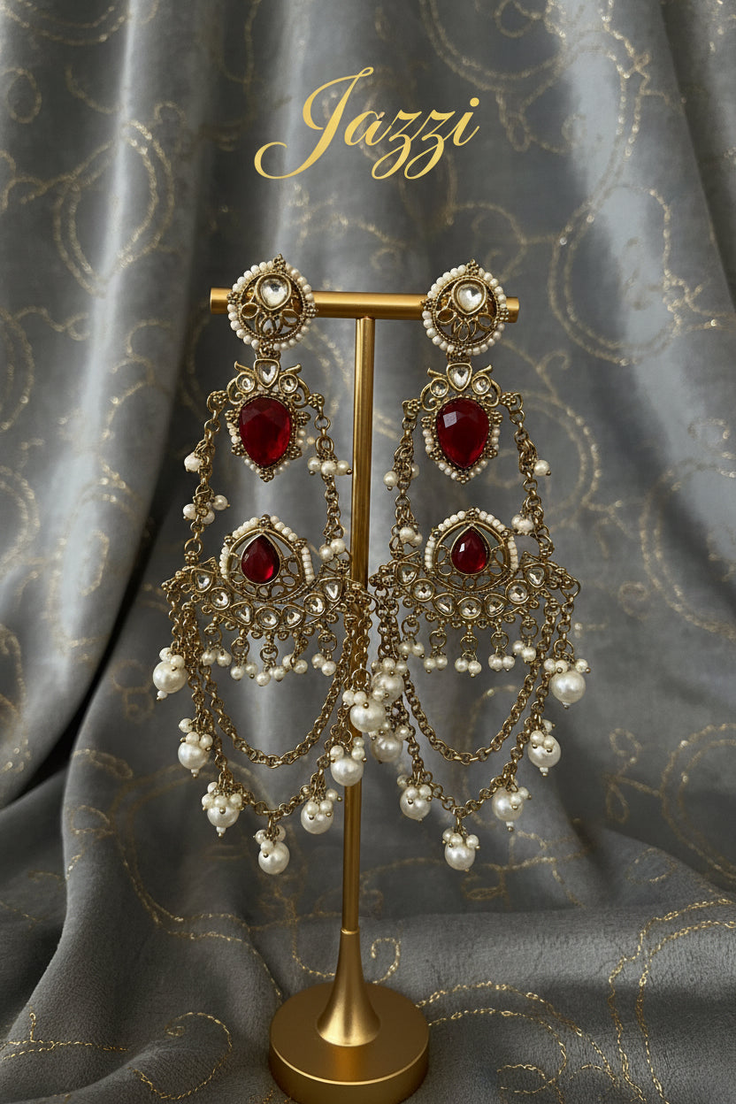 Crimson Earrings