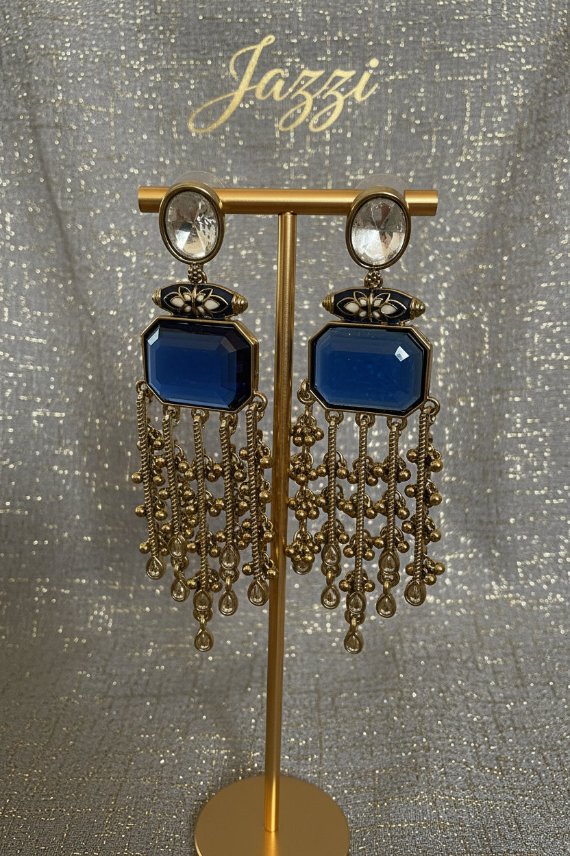 Sapphire Cascades earrings