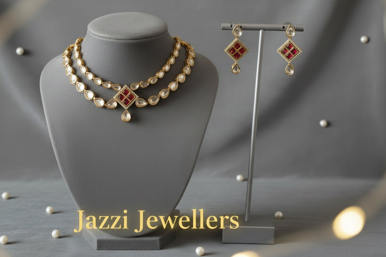The Vaani Kundan Droplet Set