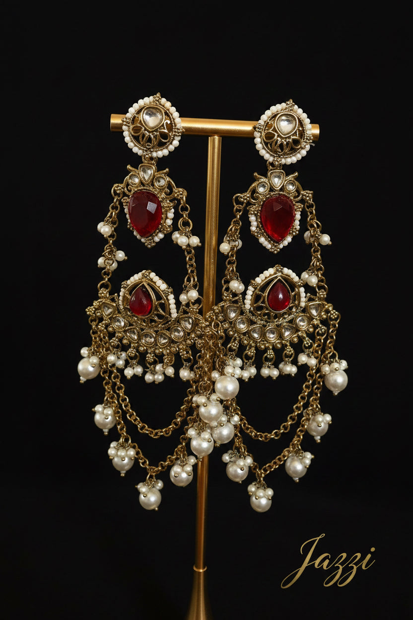 Crimson Earrings