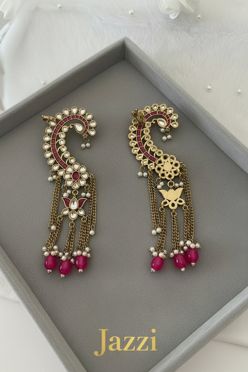 Kundan Ear Cuffs