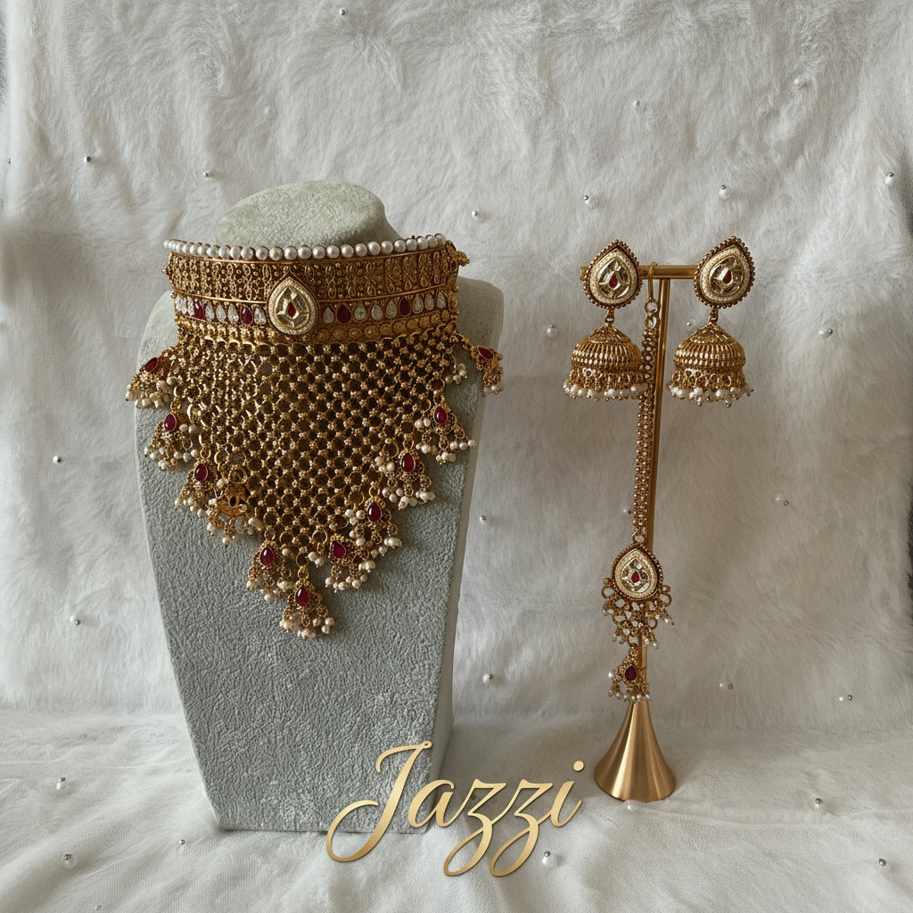 The Royal Heritage Jali Choker Set