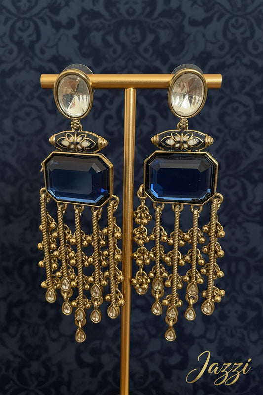 Sapphire Cascades earrings