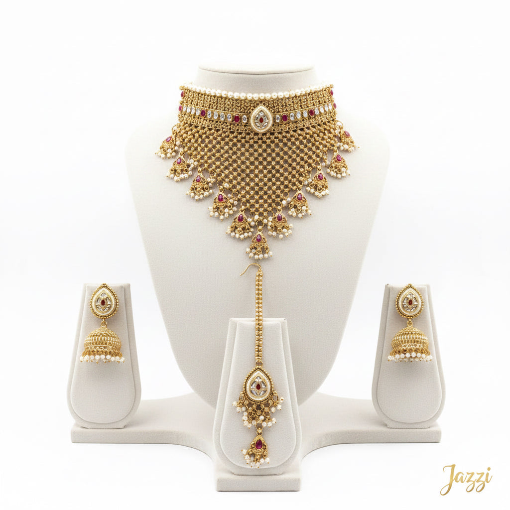 The Royal Heritage Jali Choker Set