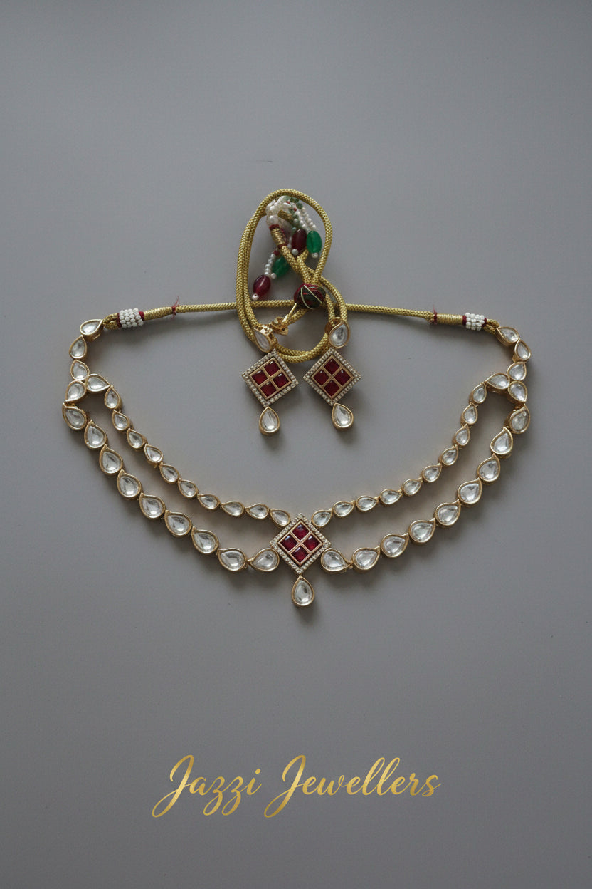 The Vaani Kundan Droplet Set
