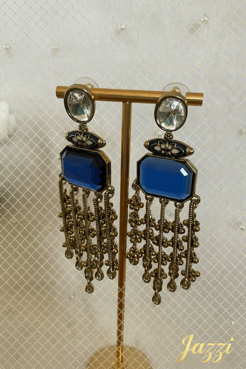 Sapphire Cascades earrings
