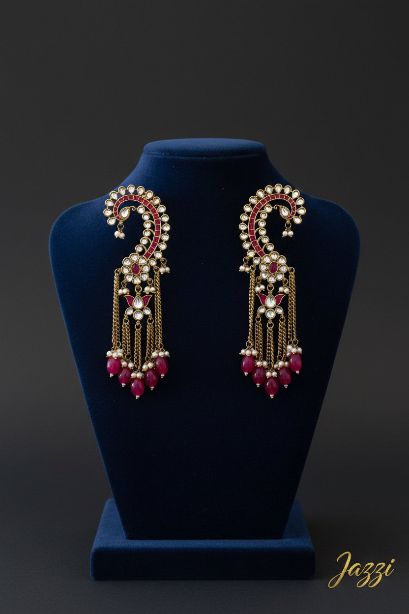 Kundan Ear Cuffs