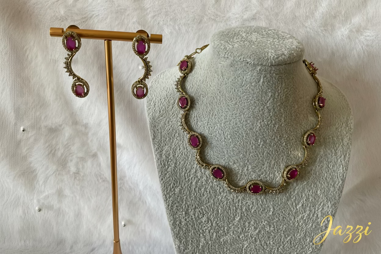 Ruby Serpentine Sparkle Set