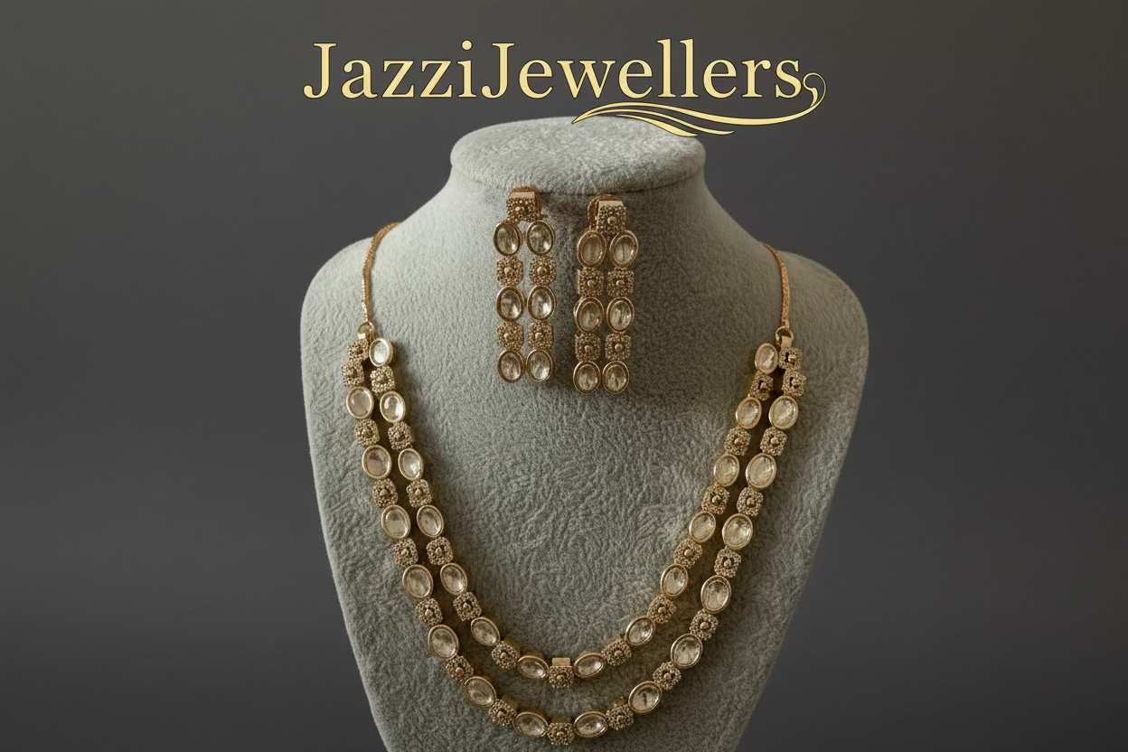 "Rosy” Dual-Tier Necklace Set