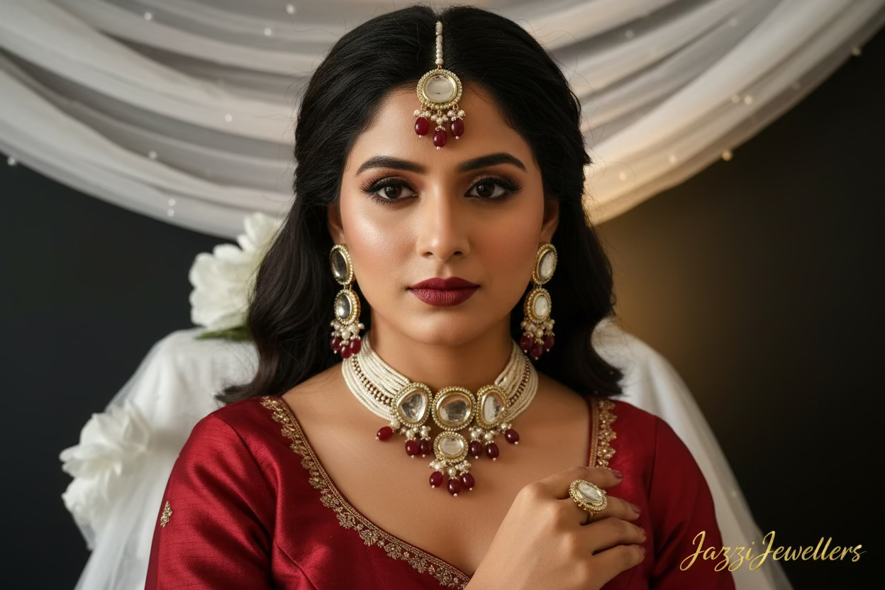 Riza Kundan Choker Set