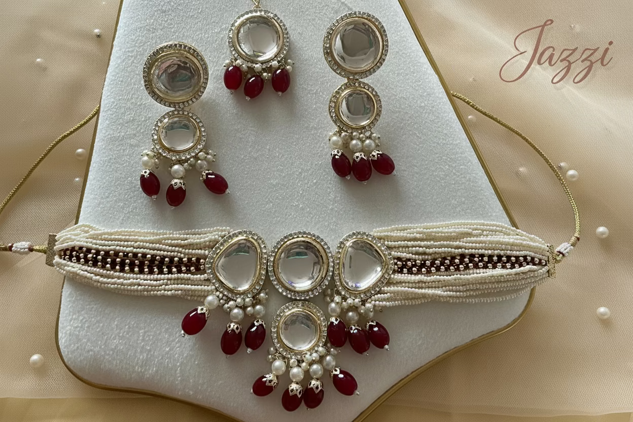 Riza Kundan Choker Set
