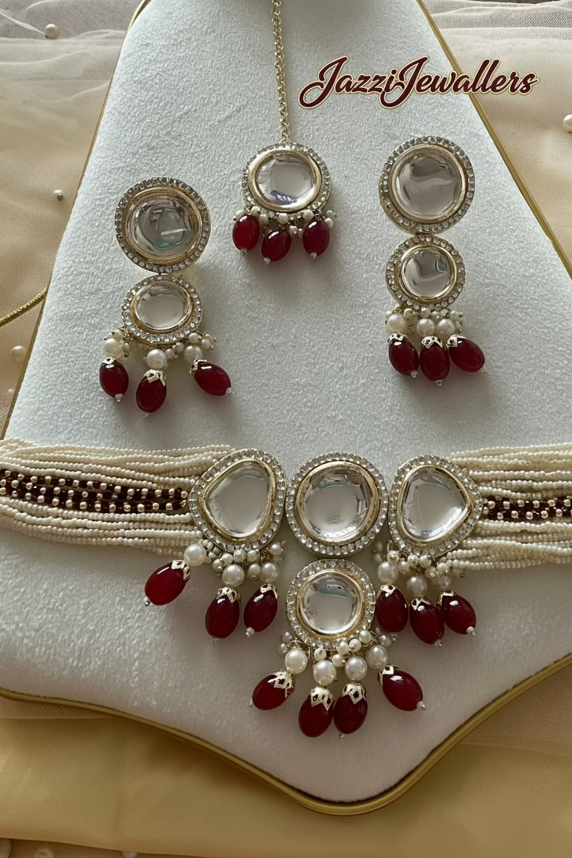 Riza Kundan Choker Set