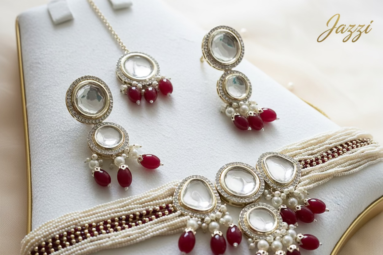 Riza Kundan Choker Set