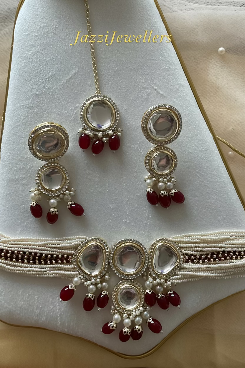 Riza Kundan Choker Set