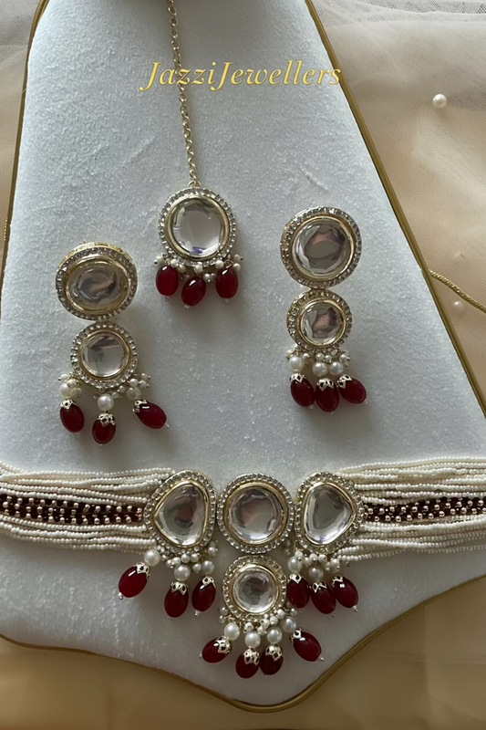 Riza Kundan Choker Set