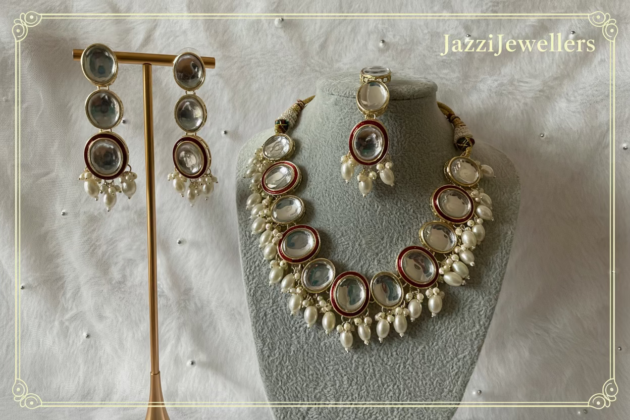 Noor-e-Moti Luxe Set – Petal Glow