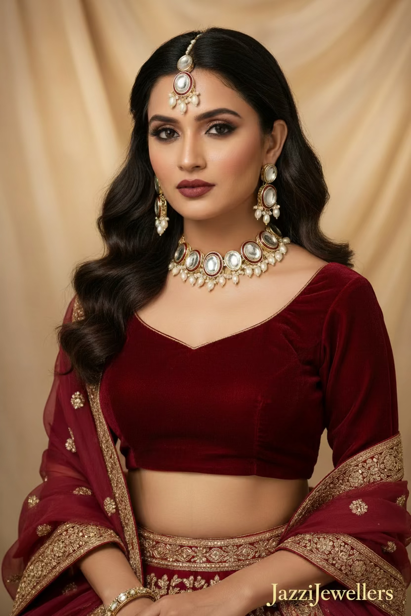 Noor-e-Moti Luxe Set – Petal Glow