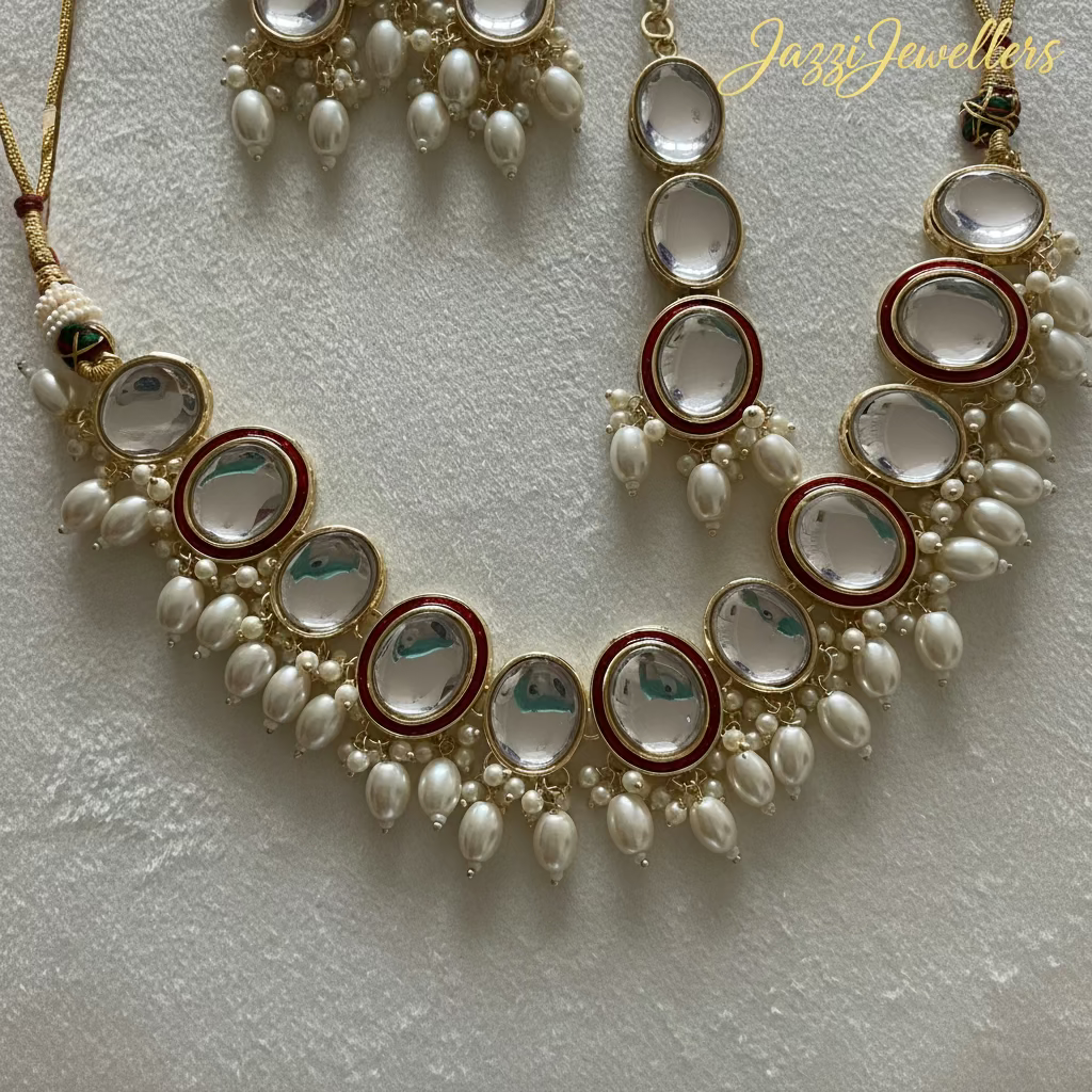 Noor-e-Moti Luxe Set – Petal Glow