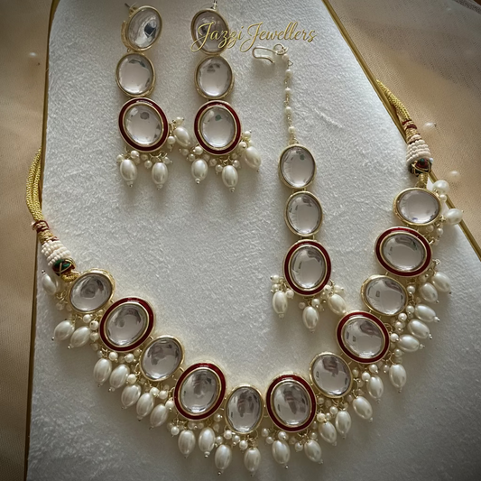 Noor-e-Moti Luxe Set – Petal Glow