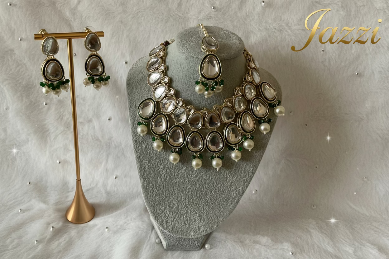 The verdant petal choker set