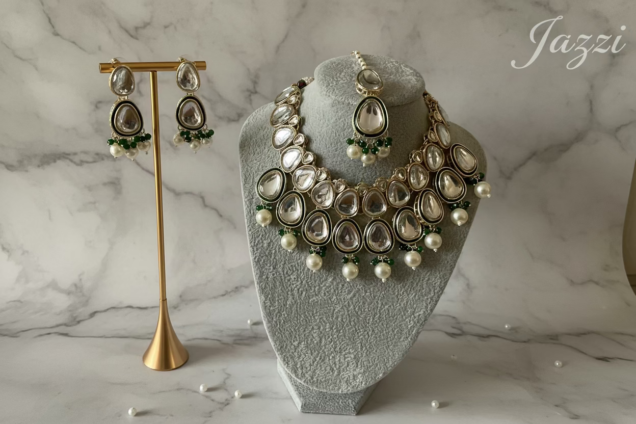 The verdant petal choker set
