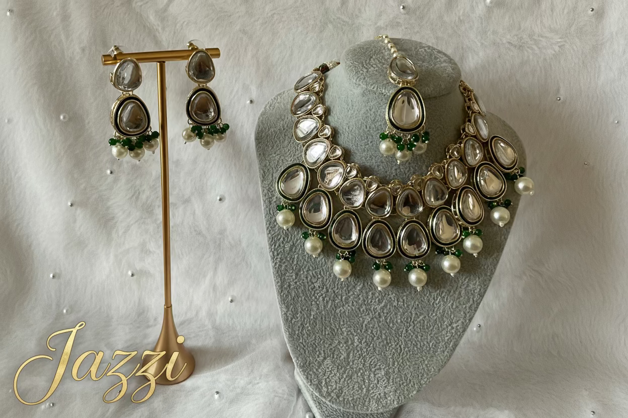 The verdant petal choker set