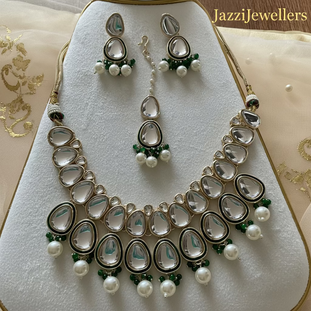 The verdant petal choker set