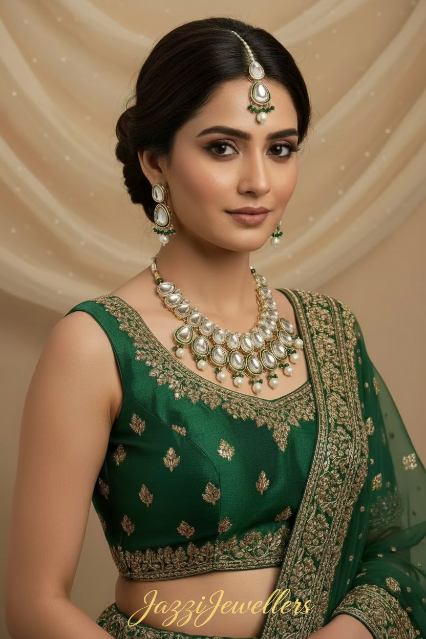 The verdant petal choker set